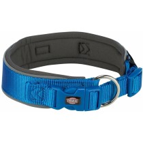 Dog collar Trixie Premium Graphite Cobalt blue L/XL 53-62 cm