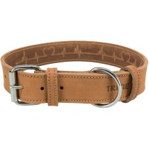 Dog collar Trixie Heartbeat Brown L/XL 55-65 cm