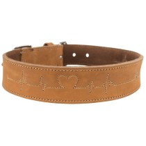 Dog collar Trixie Heartbeat Brown L/XL 55-65 cm