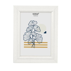 Photo frame Versa White MDF Wood Vintage 1,5 x 22 x 17 cm