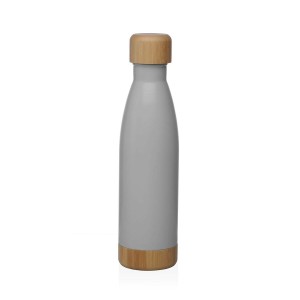 Wasserflasche Versa Grau Stahl 500 ml 7 x 27 x 7 cm