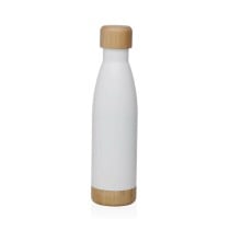 Wasserflasche Versa Weiß Stahl 500 ml 7 x 27 x 7 cm