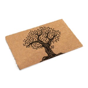 Doormat Versa Coconut Fibre 40 x 2 x 60 cm Tree of Life