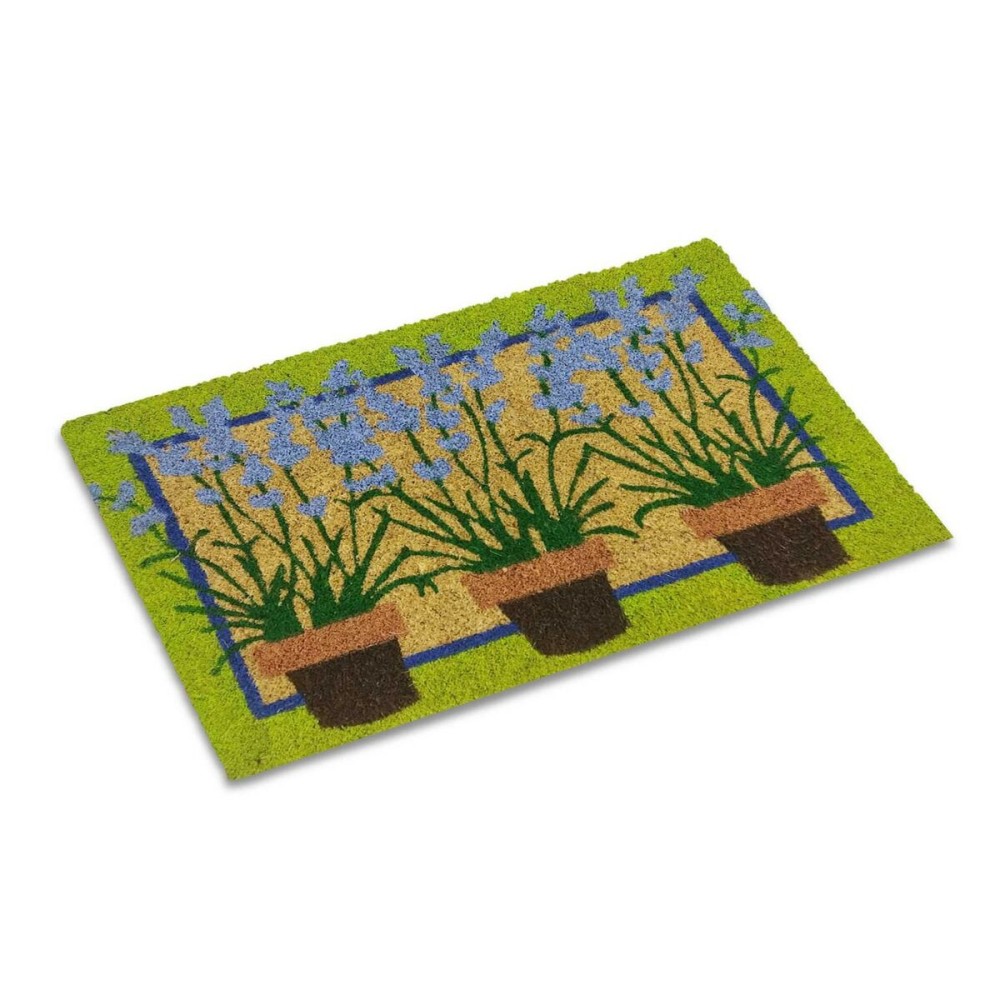 Doormat Versa Coconut Fibre 40 x 2 x 60 cm Lavendar