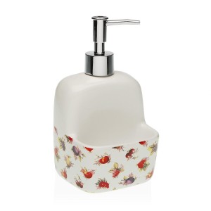 Soap Dispenser Versa Ceramic Strawberry 9,4 x 17,8 x 10,5 cm