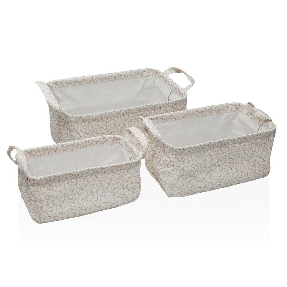 Set de basket Versa Serpentine Textile 28 x 18 x 14 cm