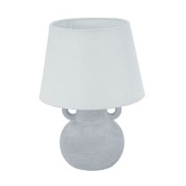 Lampe de bureau Versa Gris Lin Céramique 20 x 28 cm