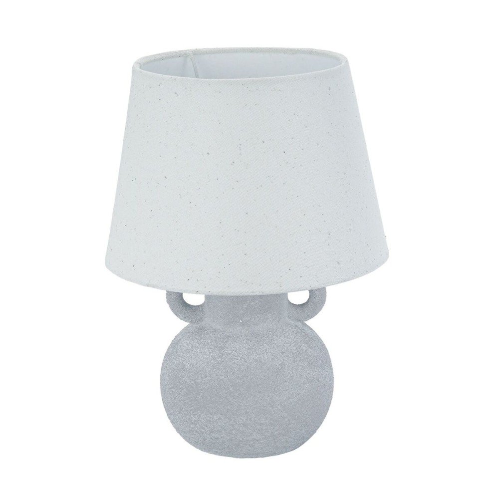 Desk lamp Versa Grey Linen Ceramic 20 x 28 cm