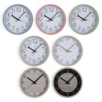 Wall Clock Versa Black Wood 4,2 x 30 x 30 cm