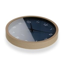 Wall Clock Versa Blue Wood 4,2 x 30 x 30 cm