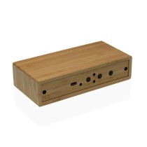 Alarm Clock Versa Bamboo Minimalist 7,3 x 3,5 x 16 cm