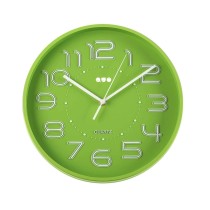 Wall Clock Versa Green Plastic 3,7 x 30 x 30 cm