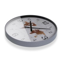 Wall Clock Versa Metal World Map 4,7 x 50,8 x 50,8 cm