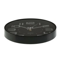 Wanduhr Versa Schwarz Polypropylen 3,7 x 30 x 30 cm