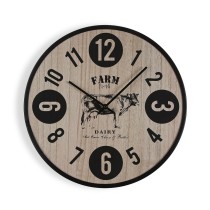 Wanduhr Versa Farm Metall 4 x 40 x 40 cm