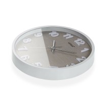 Wanduhr Versa Weiß Kunststoff 4,5 x 30 x 30 cm