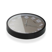 Wall Clock Versa Black Plastic 4,5 x 30 x 30 cm