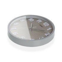 Wall Clock Versa Grey Plastic 4,5 x 30 x 30 cm