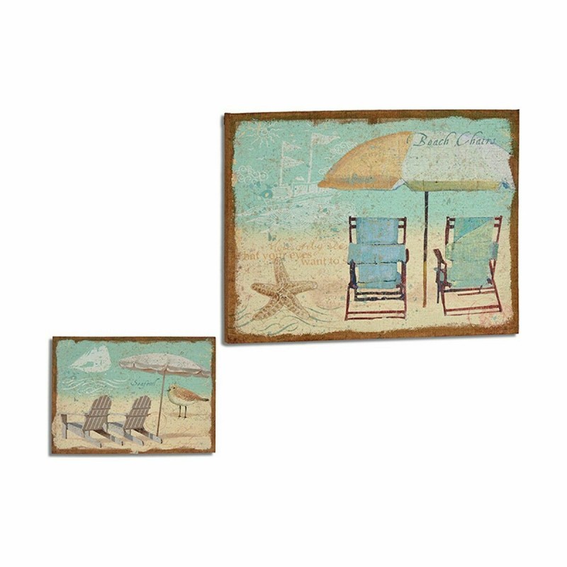 Canvas Beach 70 x 3 x 50 cm (4 Units)