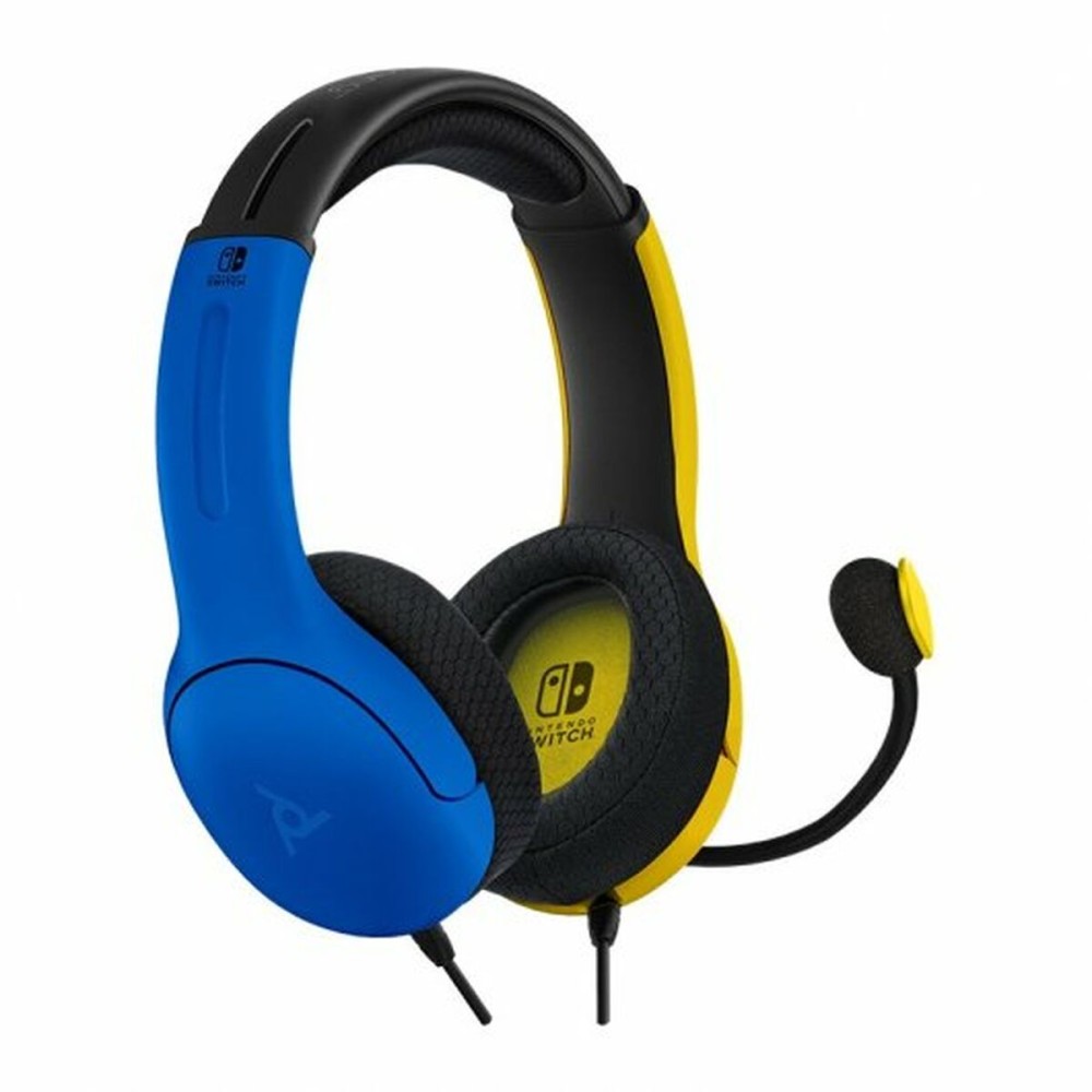 Headphones with Microphone PDP 500-162-YLBL-NA Yellow Blue Black