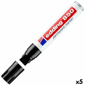 Permanent marker Edding 850 Black (5 Units)