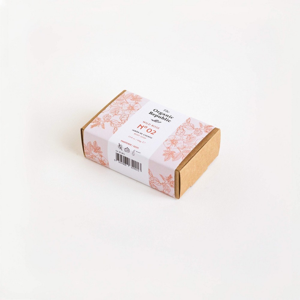 Savon The Organic Republic Jabón Rose Musquée 100 g