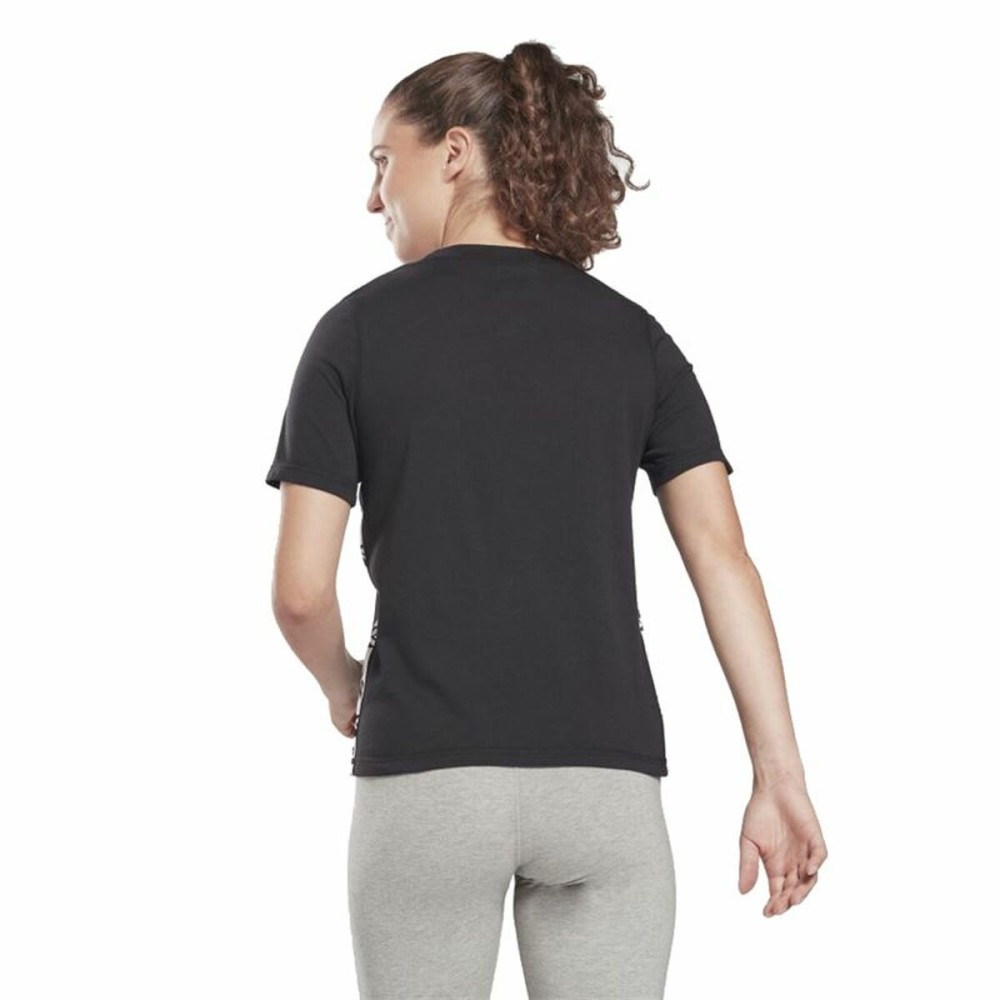 Damen Kurzarm-T-Shirt Reebok Tape Pack Schwarz