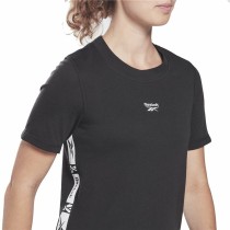 T-shirt à manches courtes femme Reebok Tape Pack Noir