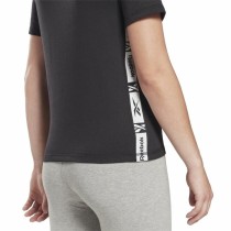 Damen Kurzarm-T-Shirt Reebok Tape Pack Schwarz