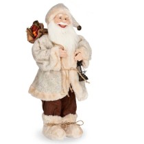 Father Christmas White Brown Plastic 22 x 62 x 28  cm (2 Units)