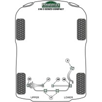 Silentblock Powerflex PFR5-4626 Arrière (1 Unités)