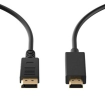 DisplayPort Cable Ewent EC1430 HDMI Black