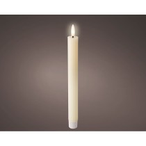 LED Candle Lumineo Beige Ø 2,2 x 24,5 cm (AAA)