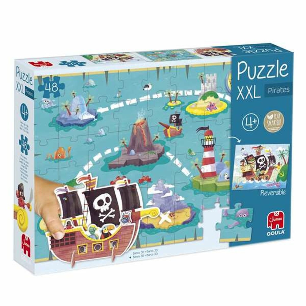 Child's Puzzle Diset XXL Pirate Ship 48 Pieces