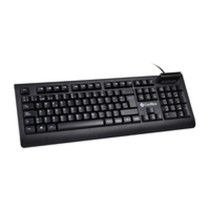 Keyboard CoolBox COO-TEC04DNI Black Spanish Qwerty QWERTY