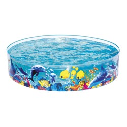 Bestway Piscine Rigide Enfant PVC Marine 183x38 cm +2 Ans Jardin 55030