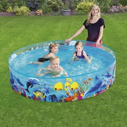 Inflatable Paddling Pool for Children Bestway Navy 183 x 38 cm (Refurbished B)