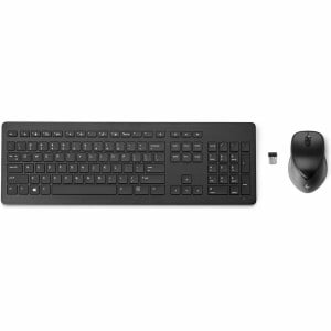 Keyboard and Mouse HP 950mk Black Spanish Qwerty