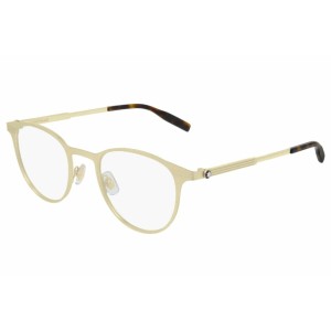 Men' Spectacle frame Montblanc MB0095O-002 Golden Ø 48 mm