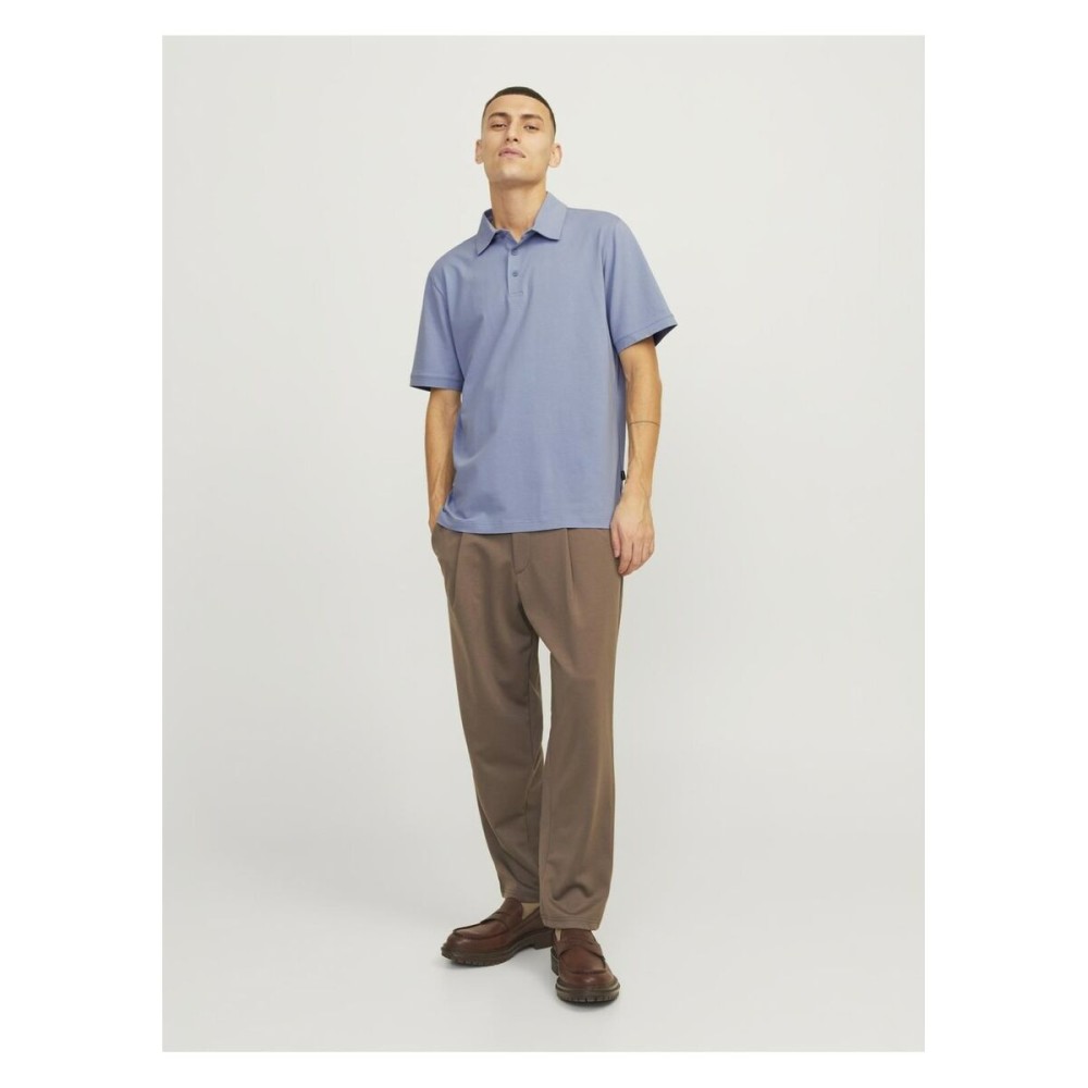 Polo à manches courtes homme Jack & Jones JPRBLASPENCER SS POLO 12251349 Bleu