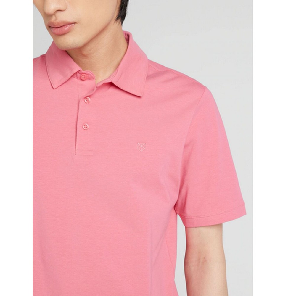 Herren Kurzarm-Poloshirt Jack & Jones JPRBLASPENCER SS POLO 12251349 Rosa