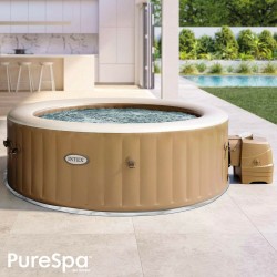 Spa gonflable Intex 236 x 71 x 236 cm Marron 1339 L