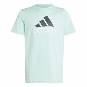 Child's Short Sleeve T-Shirt Adidas U Bl 2 Aquamarine