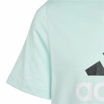 Child's Short Sleeve T-Shirt Adidas U Bl 2 Aquamarine