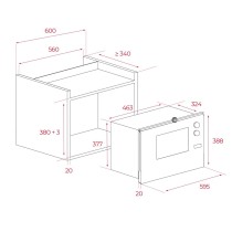 Micro-ondes avec Gril Teka 108R00662 20 L 800W 800 W 20 L