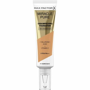 Fluid Makeup Basis Max Factor Miracle Pure Spf 30 Nº 70-warm sand 30 ml