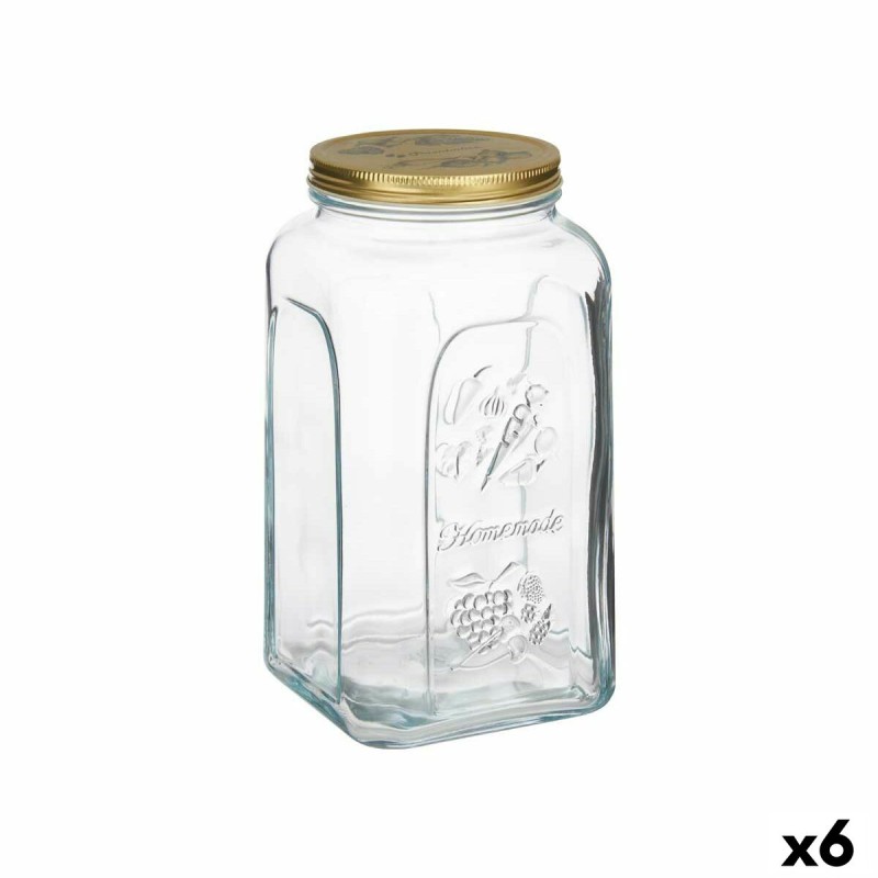 Jar Pasabahce Homemade Transparent Golden 3 L (6 Units)