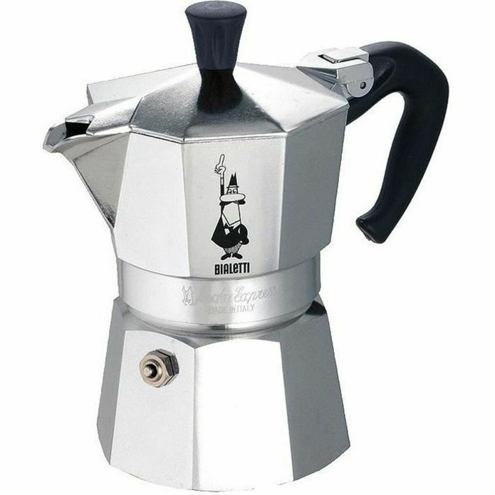 Italienische Kaffeemaschine Bialetti Moka Express Aluminium 200 ml 3 Kopper