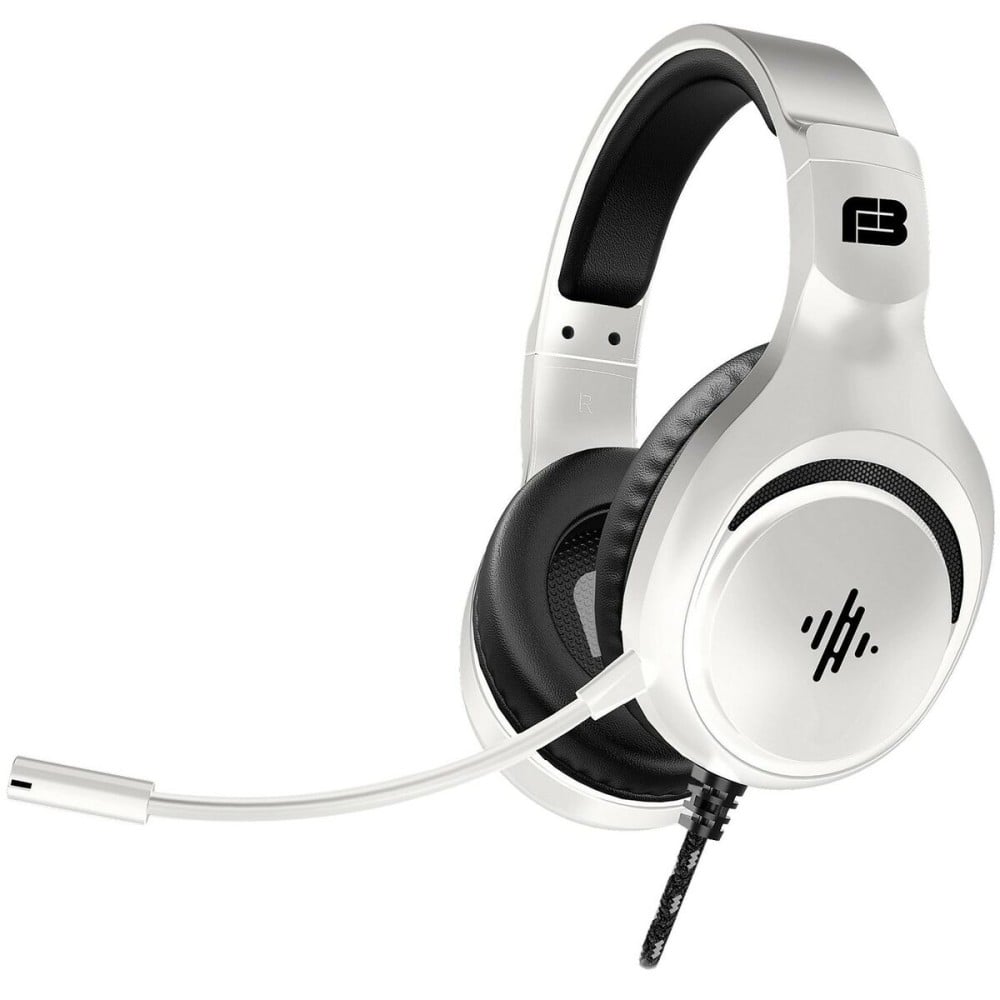 Headphones with Microphone Esprinet 5033110 White