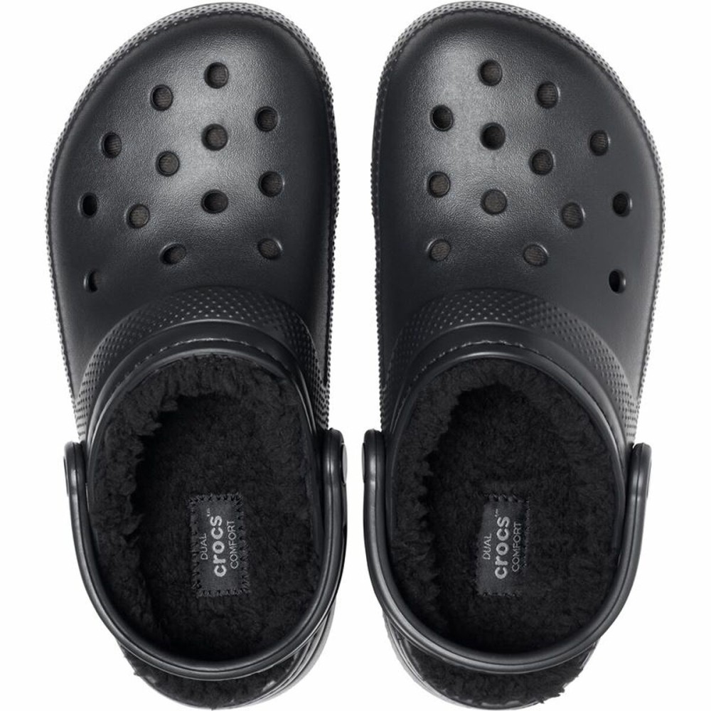 Holzschuhe Crocs  Classic Lined Clog Schwarz